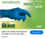 gants nettoyage versatouch 10 pièces, Ophalen of Verzenden, Zo goed als nieuw