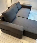 Canapé-lit - Fauteuil en coin avec lit + coffre de rangement, Autres dimensions, Gris, Comme neuf, Enlèvement