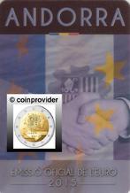 Andorra 2015: in blister: 2 stuks !!!, Postzegels en Munten, Munten | Europa | Euromunten, Ophalen of Verzenden, Overige landen