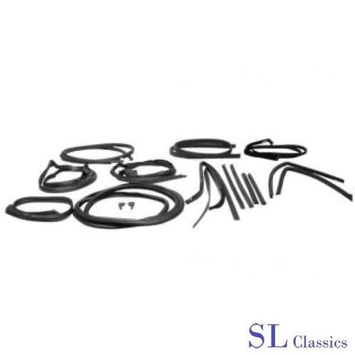 Rubber kit 17-delig Mercedes SL, R107-W107, Auto-onderdelen, Carrosserie, Mercedes-Benz, Nieuw, Verzenden