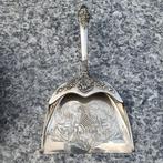 Antieke verzilverde stille butler/tafelkruimelvanger, Ophalen of Verzenden, Zilver