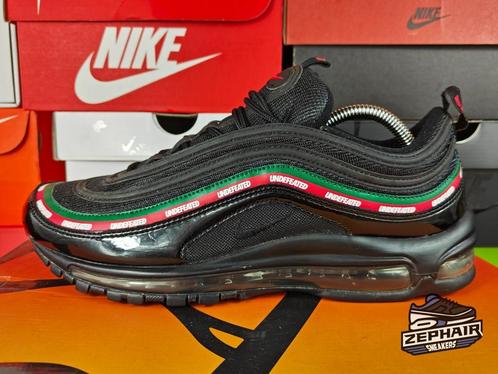 Nike Air Max 97 x Undefeated 'Black' EU45 2017, Kleding | Heren, Schoenen, Gedragen, Sneakers, Zwart, Ophalen of Verzenden