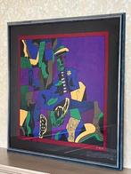 Reproductie Picasso in grote kader, Antiek en Kunst, Ophalen
