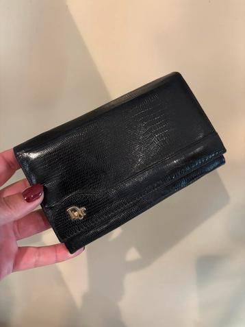 DIOR vintage portemonnee hagedissen leer beschikbaar voor biedingen