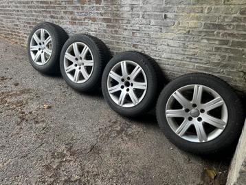 Mooie set Winterbanden Michelin Alpin op Alu Velg Audi, VW,… beschikbaar voor biedingen