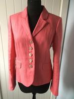 Blazer en lin corail Scapa modèle Angèle - 38, Comme neuf, Taille 38/40 (M), Autres couleurs, Enlèvement ou Envoi