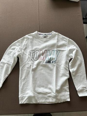 Pull blanc Tommy Jeans big S