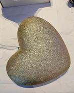 déco de noël coeur doré et lumière, Divers, Enlèvement, Utilisé