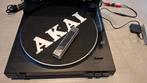 Akai Platenspeler ATT01U bluetooth transmitter kuisborstel, Ophalen of Verzenden, Gebruikt, Platenspeler, Akai
