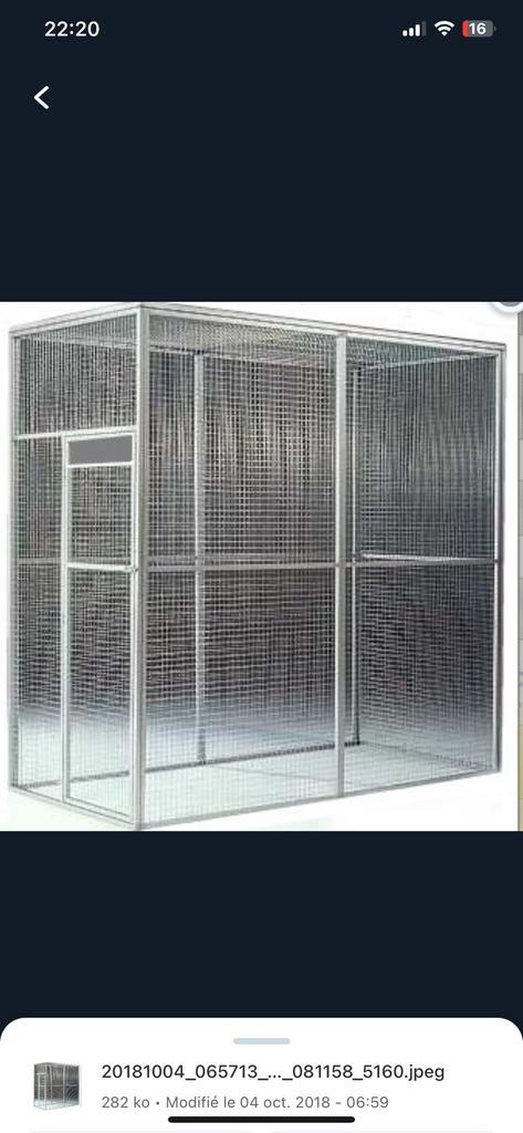 Panneaux de voliere (voliere en aluminium), Animaux & Accessoires, Oiseaux | Cages & Volières, Comme neuf, Enlèvement
