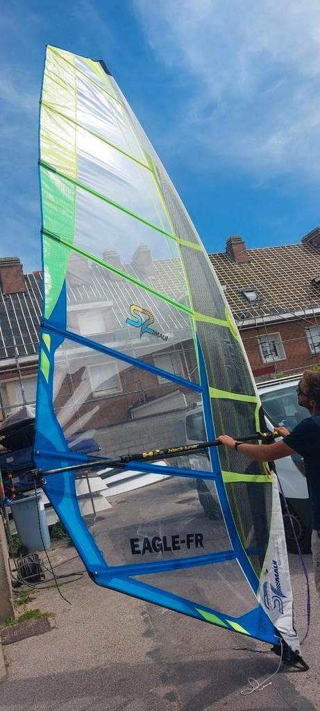 7.8 Windfoil S2 eagle fr, Watersport en Boten, Windsurfen, Zo goed als nieuw, Zeil, Met draagtas, 7 m² of meer, Ophalen