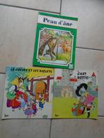 3 LIVRES"PEAU D'ANE"LA CHEVRE-BIQUET"CHAT BOTTE"COLLECTION, Livres, Livres pour enfants | Jeunesse | Moins de 10 ans, Non-fiction