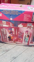 Barbie vouwbaar huis met doos, Comme neuf, Enlèvement, Barbie
