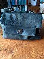 Lederen zwarte handtas “ RUBINSTEIN”, Ophalen, Zo goed als nieuw, Zwart