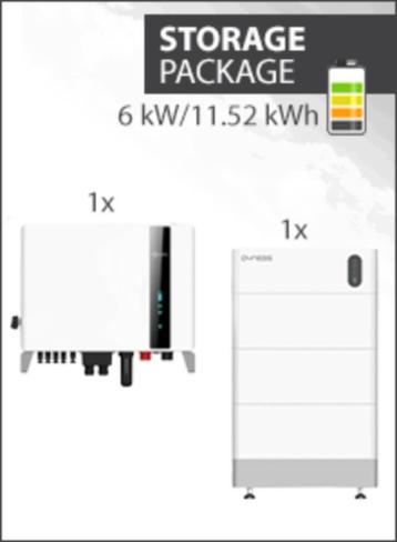 Thuisbatterij pakket- Solis 6k mte 11.52kw dyness accu beschikbaar voor biedingen