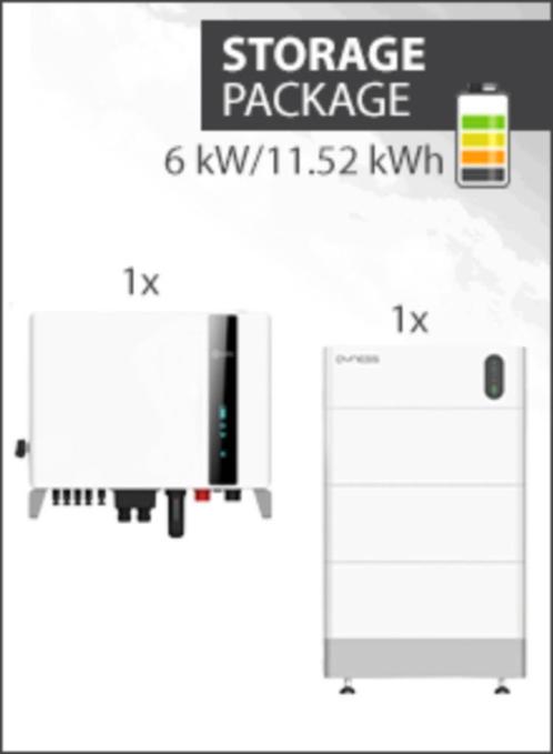 Thuisbatterij pakket- Solis 6k mte 11.52kw dyness accu, Audio, Tv en Foto, Accu's en Batterijen, Nieuw, Oplaadbaar, Ophalen of Verzenden