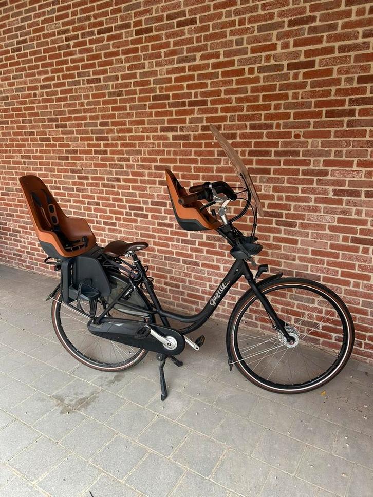 Fiets met kinderzitjes, Fietsen en Brommers, Fietsen | Dames | Damesfietsen, Gazelle, Ophalen