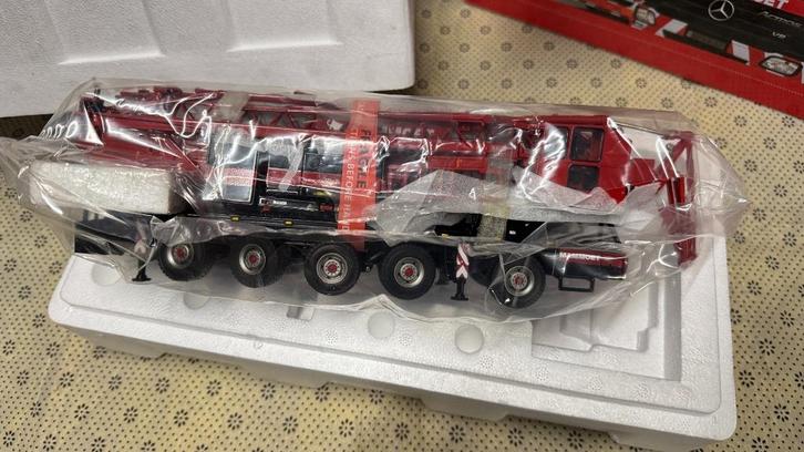 Spierings SK-599-AT5 (Mammoet), Hobby en Vrije tijd, Modelauto's | 1:50, Nieuw, Hijskraan, Tractor of Landbouw, Wsi, Ophalen of Verzenden