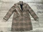 Mantel Bershka L, Kleding | Dames, Bruin, Maat 42/44 (L), Zo goed als nieuw, Bershka