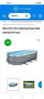 Zwembad bestway, Jardin & Terrasse, Piscines, 120 cm ou plus, Ovale, Enlèvement, Utilisé