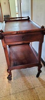 ANTIEK SERVEERTAFEL, Huis en Inrichting, Tafels | Bijzettafels, Ophalen, Gebruikt, 75 cm of meer, 60 cm of meer