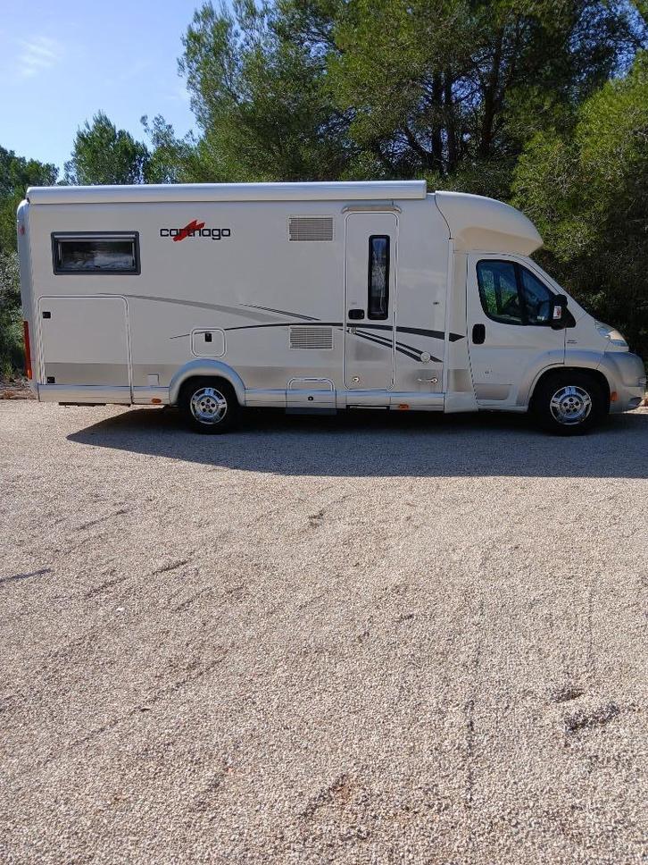 Carthago chic c line 4.8 volledige luchtvering., Caravans en Kamperen, Mobilhomes, Particulier, tot en met 2, Half-integraal, Carthago