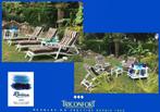 1x lounge stoel ligbed Triconfort vgl Rovergarden Kettler, Ophalen, Teakhout, Zo goed als nieuw, Loungeset