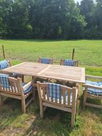 Teakhouten tuinset van Teak&garden., Tuin en Terras, Ophalen, Zo goed als nieuw