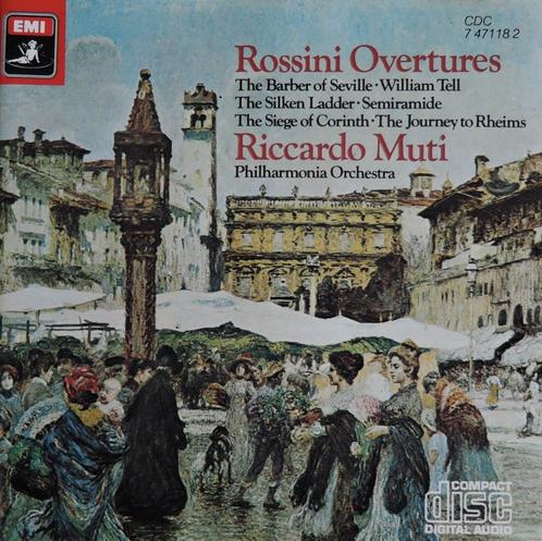 Ouvertures Rossini - Philharmonia Orchestra / Muti - EMI, Cd's en Dvd's, Cd's | Klassiek, Zo goed als nieuw, Orkest of Ballet