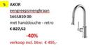 Eéngreepskraan AXOR, Ophalen, Nieuw, Inox, Kraan