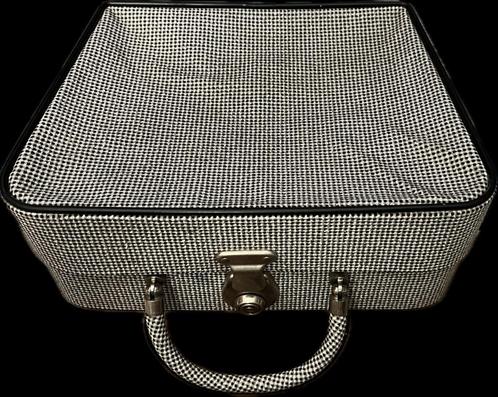 Reistas - Revelation Train Case (‘50), Handtassen en Accessoires, Tassen | Reistassen en Weekendtassen, Gebruikt, Grijs, Minder dan 40 cm