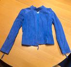 Veste en cuir bleue Mer du Nord - Taille 36 - Très Bon état, Vêtements | Femmes, Comme neuf, Taille 36 (S), Bleu, Mer du Nord