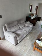 Salon met elektrische relax, Huis en Inrichting, Zetels | Zetels, Ophalen, Overige materialen, Driepersoons, 75 tot 100 cm