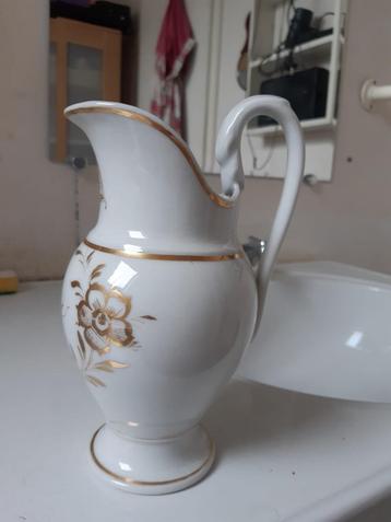 Petite aiguière "Au bonheur" - porcelaine beschikbaar voor biedingen