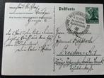 Carte allemande 1938 Hitler, Collections, Cartes postales | Étranger, Allemagne, 1920 à 1940, Enlèvement ou Envoi