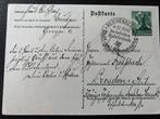 Carte allemande 1938 Hitler, Collections, Cartes postales | Étranger, Allemagne, 1920 à 1940, Enlèvement ou Envoi