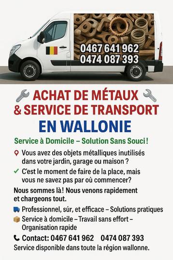 Ferrailleur 0474087393, Enlèvement, Utilisé, Autres métaux
