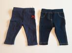 2 broekjes - Maat 62, Kinderen en Baby's, Babykleding | Maat 62, Zeeman, Gebruikt, Broekje, Meisje