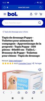 100 tapis toilette pour chiots/autres (boîte scellée), Animaux & Accessoires, Enlèvement, Comme neuf