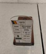 Houten displaystandaard voor Browning 1910-pistool, Ophalen of Verzenden, Landmacht, Overige typen