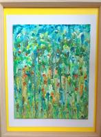 Kleurenpracht! Schilderij, olieverf op doek in open kader, Ophalen