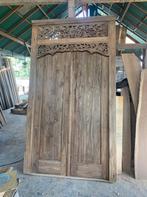 Porte en teck, ramenée de Bali, Maison & Meubles, Accessoires pour la Maison | Autre, Neuf