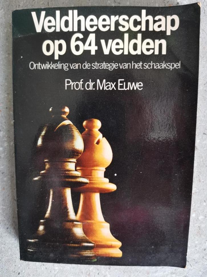 Schaken - Veldheerschap op 64 velden (Max Euwe), Boeken, Hobby en Vrije tijd, Zo goed als nieuw, Overige onderwerpen, Ophalen of Verzenden