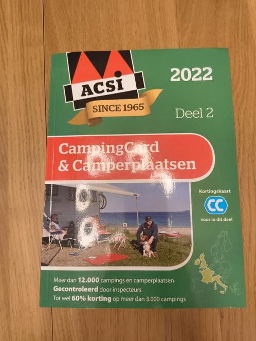 ACSI - CampingCard & Camperplaatsen 2022, Boeken, Reisgidsen, Zo goed als nieuw, Europa, Ophalen of Verzenden