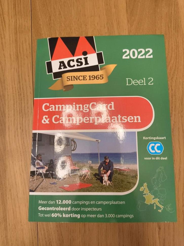 ACSI - CampingCard & Camperplaatsen 2022 deel 2, Boeken, Reisgidsen, Zo goed als nieuw, Europa, Ophalen of Verzenden