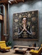 Uniek XXL Glasschilderij | Frida Kahlo x Adidas - 6 sizes, Oorspronkelijke maker, Verzenden, Nieuw, 125 cm of meer