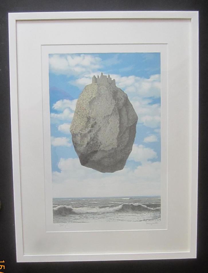"Le Château des Pyrénées" - René Magritte, Antiek en Kunst, Kunst | Litho's en Zeefdrukken, Ophalen