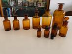 Vintage apothekersflessen, Ophalen