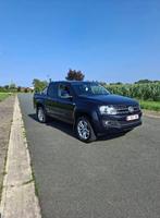 vend vw amarok b.automatique, Auto's, Automaat, Zwart, 4 cilinders, Blauw