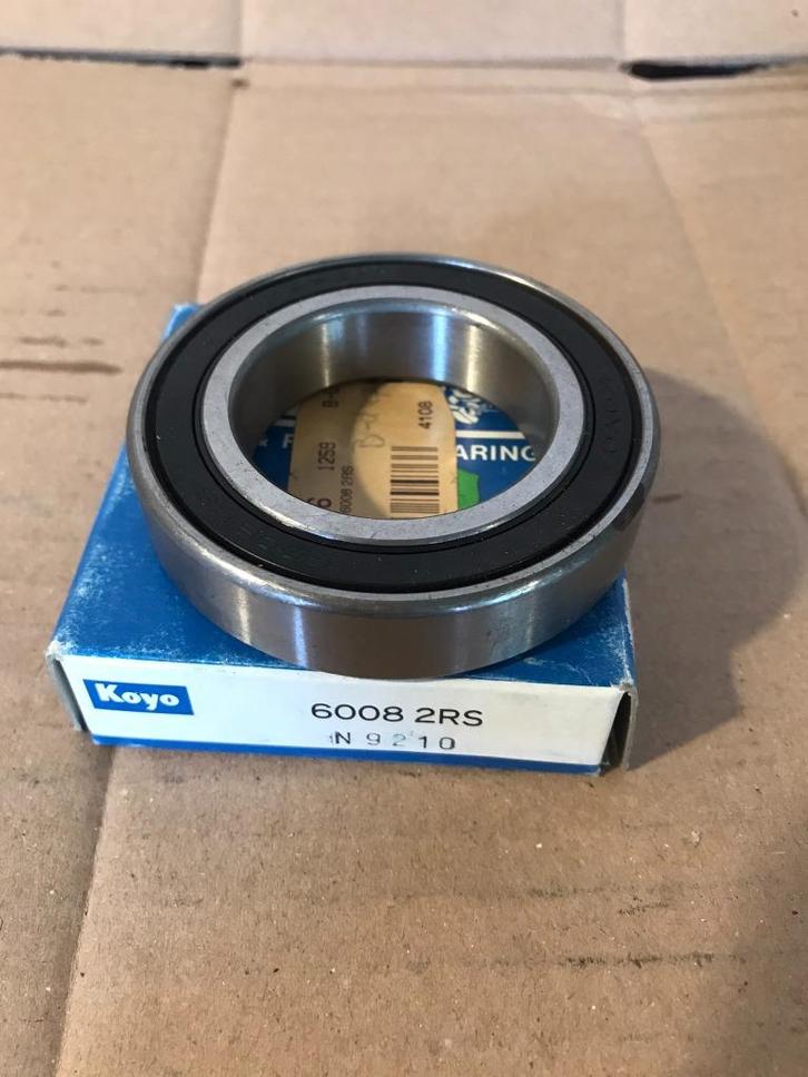 Kogellagers Koyo 6008 2RS (2 st, 40x68x15 mm), Doe-het-zelf en Bouw, Overige Doe-Het-Zelf en Bouw, Zo goed als nieuw, Ophalen of Verzenden